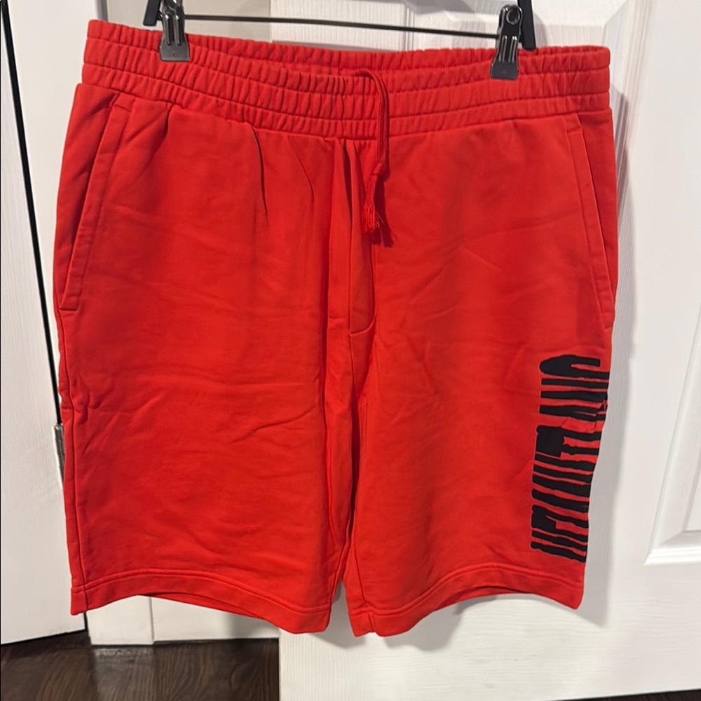 Helmut Lang Red Men's Shorts